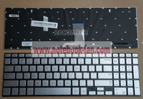 NEW FOR Samsung 780Z5E NP780Z5E Keyboard US Silver Backlit